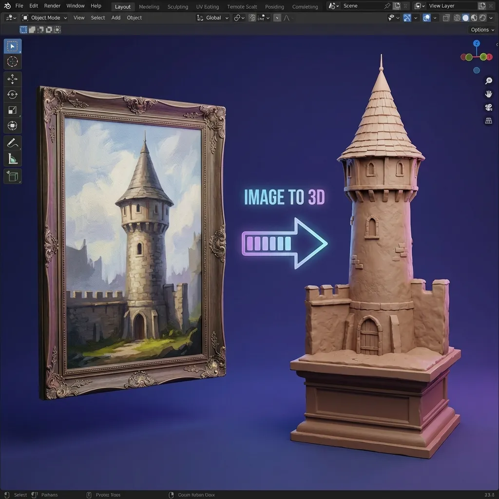 Trellis 2 für die Photo to 3D-Konvertierung